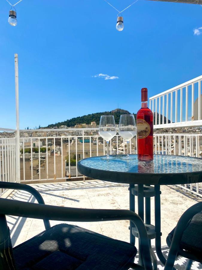 Apartment With Beautiful View Of Lycabettus Athen Eksteriør billede